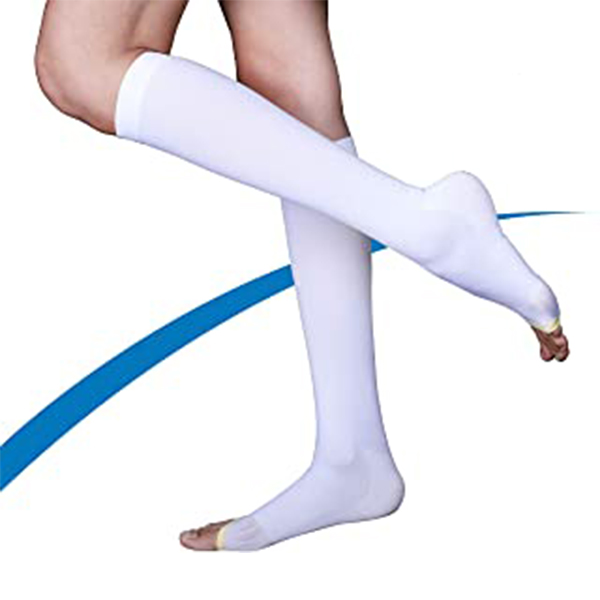 Socks: Anti Embolism Ad- M [Dvt-18] Pair [Open Toe] - Dyna product available at family pharmacy online buy now at qatar doha