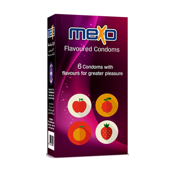 Mexo Condoms Flavoured 6'S product available at family pharmacy online buy now at qatar doha