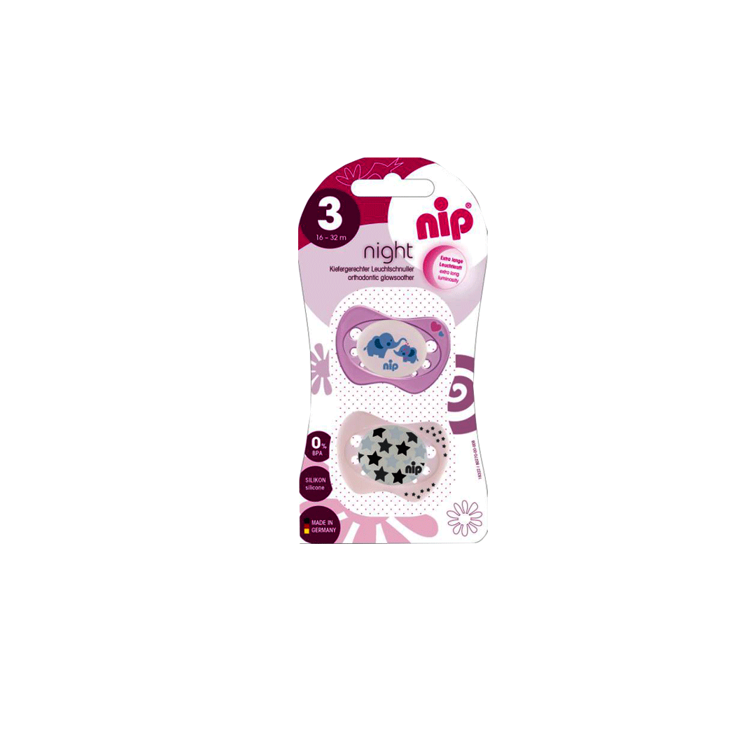 buy online Miss Denti Soothers Silicone Assorted 16-32m #411302 - Babico 1  Qatar Doha