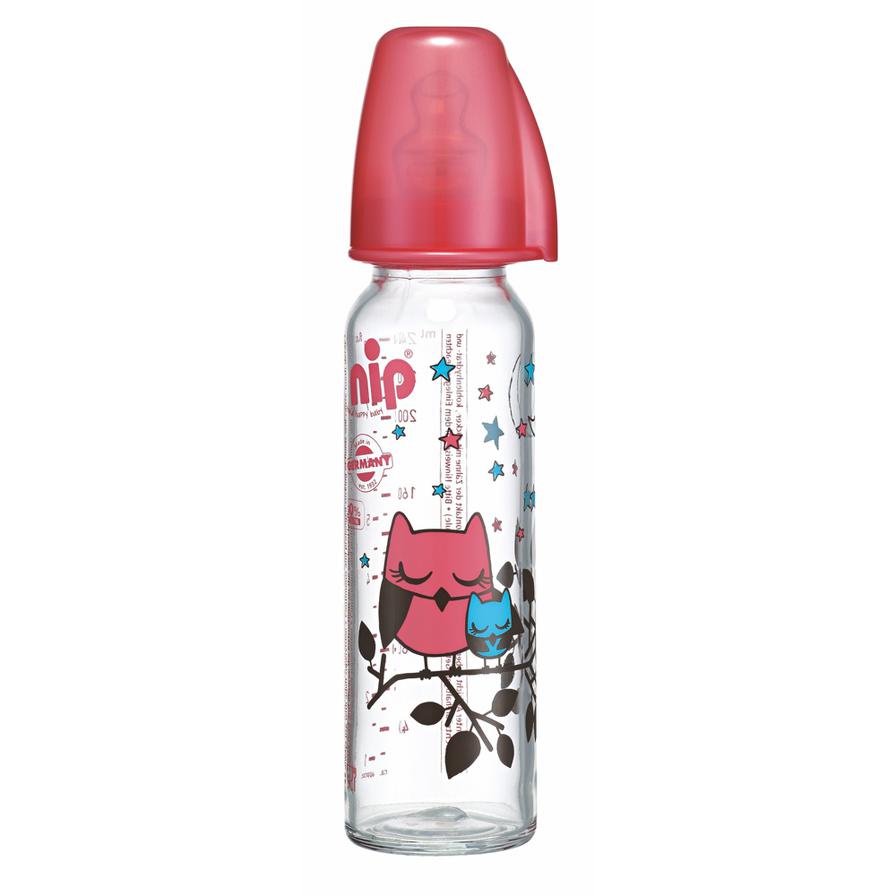 buy online Standard Glass Bottle -red Owl 250ml #350724 - Babico 250ml  Qatar Doha