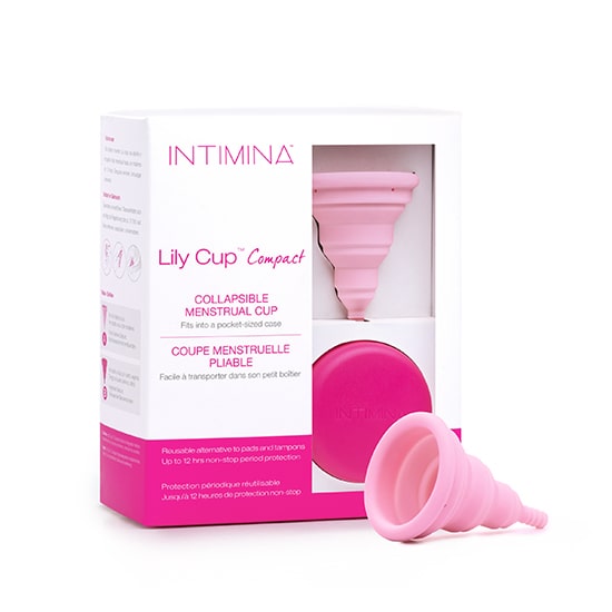 Lily Cup Compact Collapsible Menstrual Cup [siza-a] #20308 - Intimina Available at Online Family Pharmacy Qatar Doha