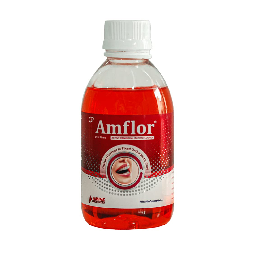 Amflor Oral Rinse 250ml -global Health Available at Online Family Pharmacy Qatar Doha