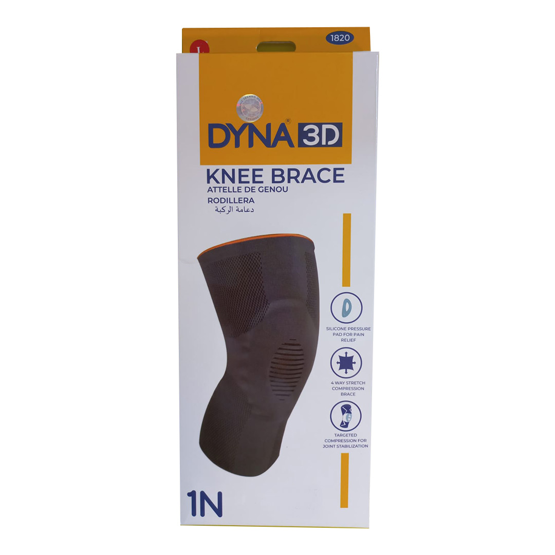 Knee Brace 3D (43 Cm-49 Cm)-Medium- Dyna Available at Online Family Pharmacy Qatar Doha