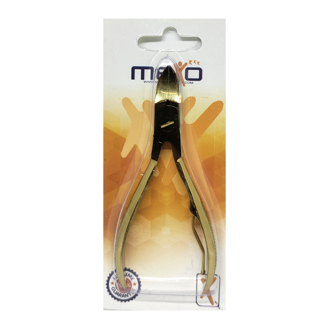 Nail Nipper Lap Joint  - Gold Plated [bse-1101] 1's - Mexo Available at Online Family Pharmacy Qatar Doha