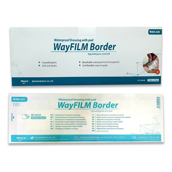 buy online Adhesive Dressing With Pad Water Proof - Waycare 10x35 Cm #802020  Qatar Doha