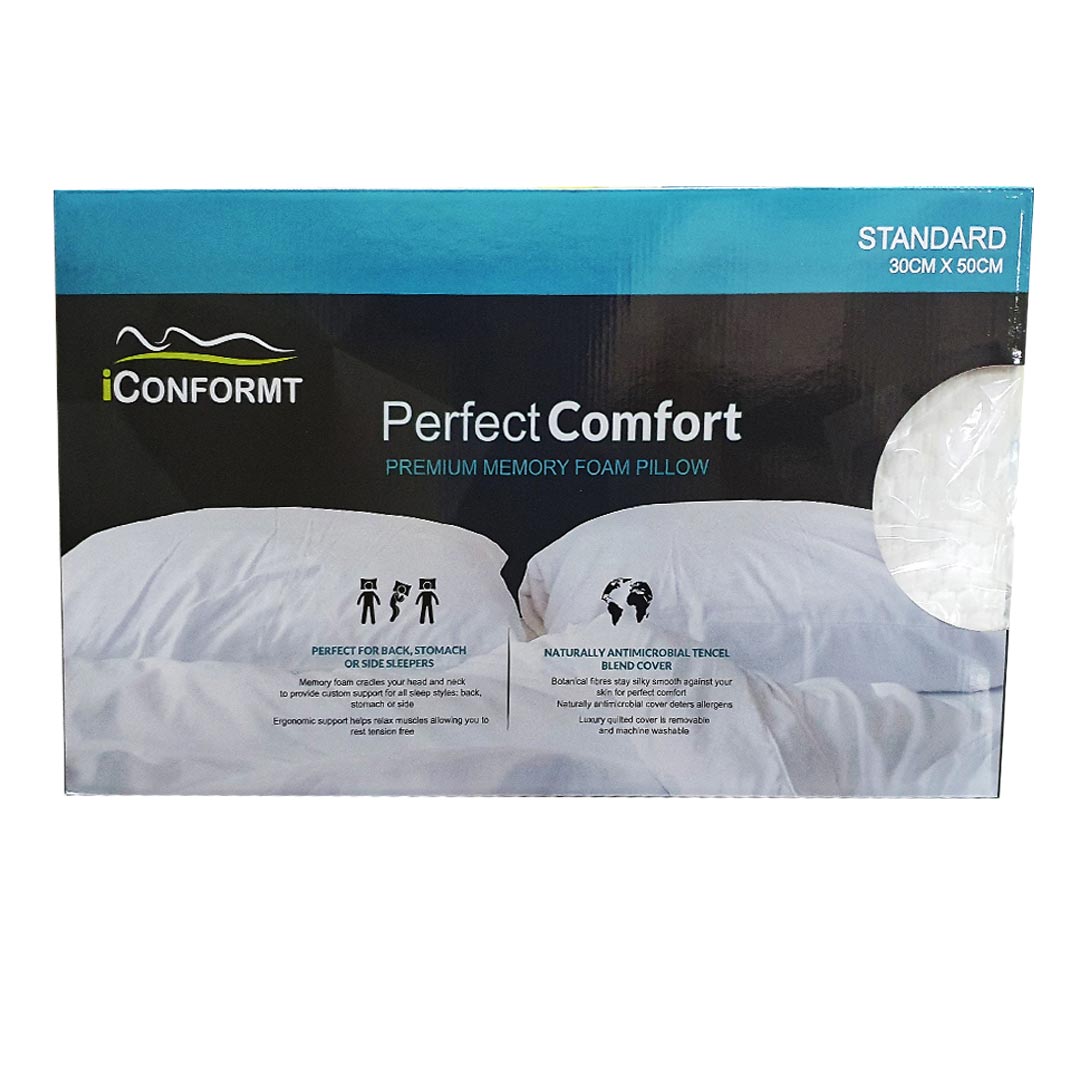 Pillow: Memory Foam Perfect Comfort 30Cmx50Cm Mx-Lrd product available at family pharmacy online buy now at qatar doha