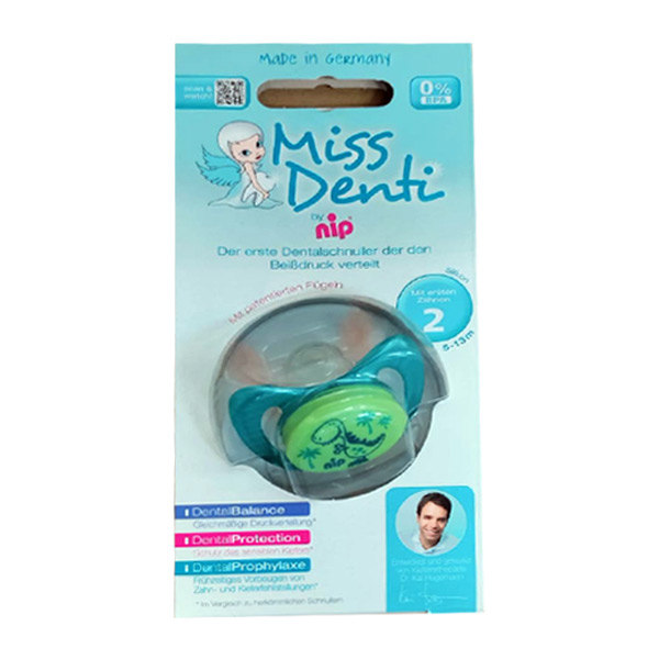buy online Miss Denti Soothers Silicone Assorted 5-18m #318014 - Babico 5-18M  Qatar Doha