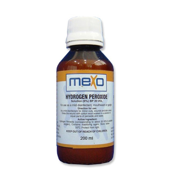Hydrogen Peroxide 3% Solution - Mexo Available at Online Family Pharmacy Qatar Doha