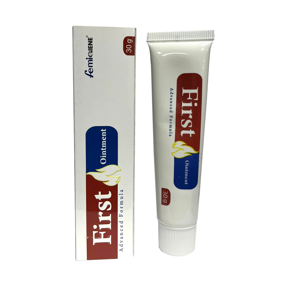 First (burns& Wounds)  Ointment 30gm-femigiene Available at Online Family Pharmacy Qatar Doha