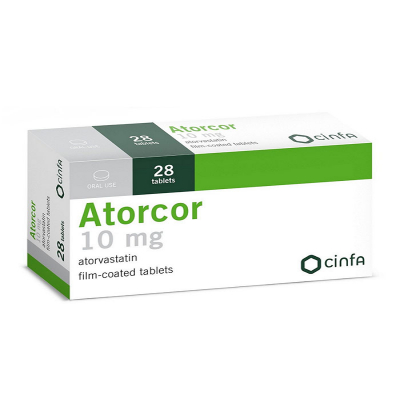 shop now Atorcor 10 Mg Tablet 28'S  Available at Online  Pharmacy Qatar Doha 