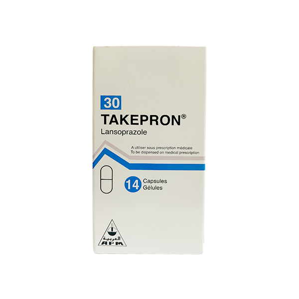 buy online Takepron 30mg Capsule 14's   Qatar Doha