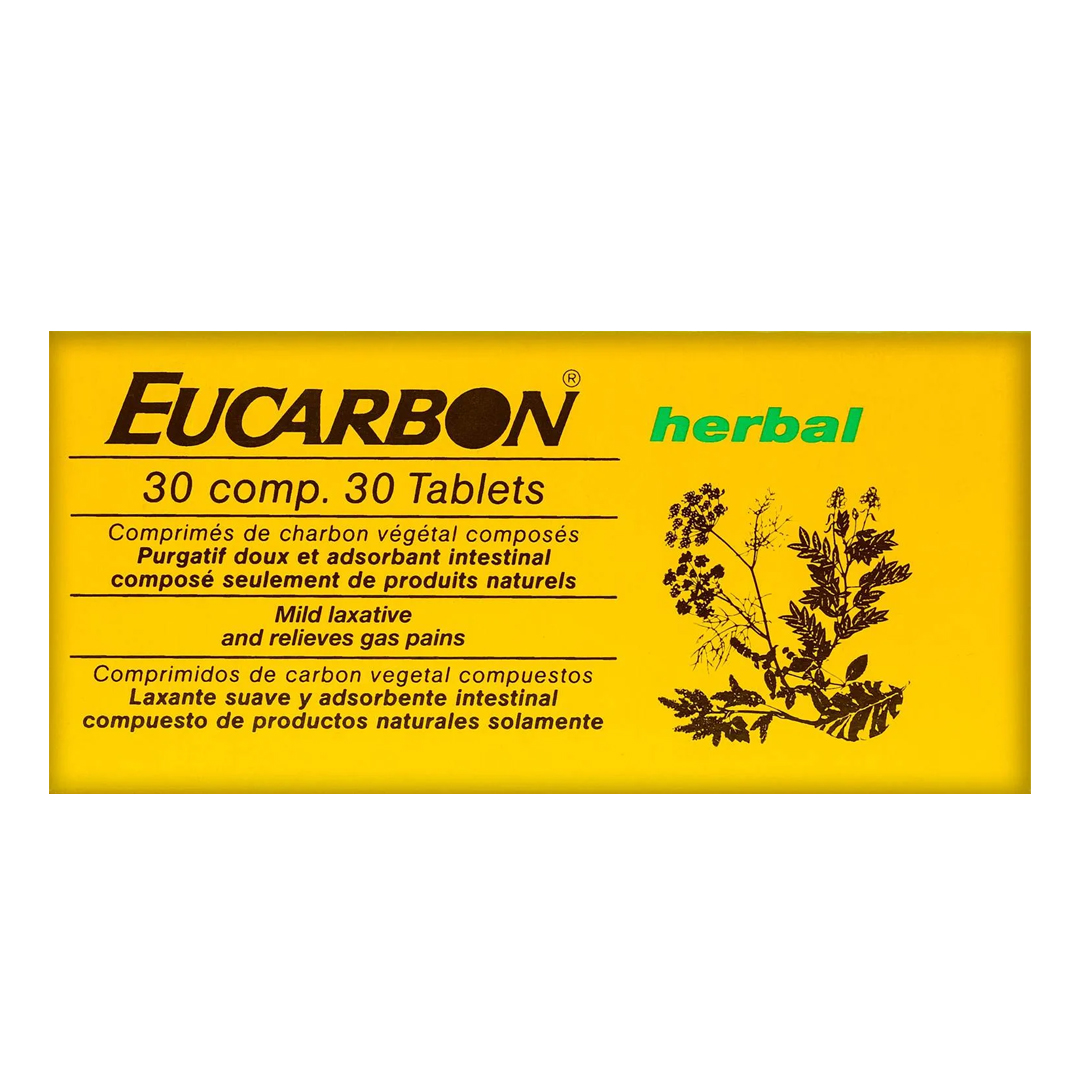 buy online Eucarbon Herbal Tablet 30's   Qatar Doha
