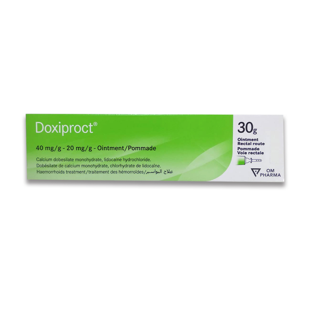 Doxiproct Ointment 30gm product available at family pharmacy online buy now at qatar doha