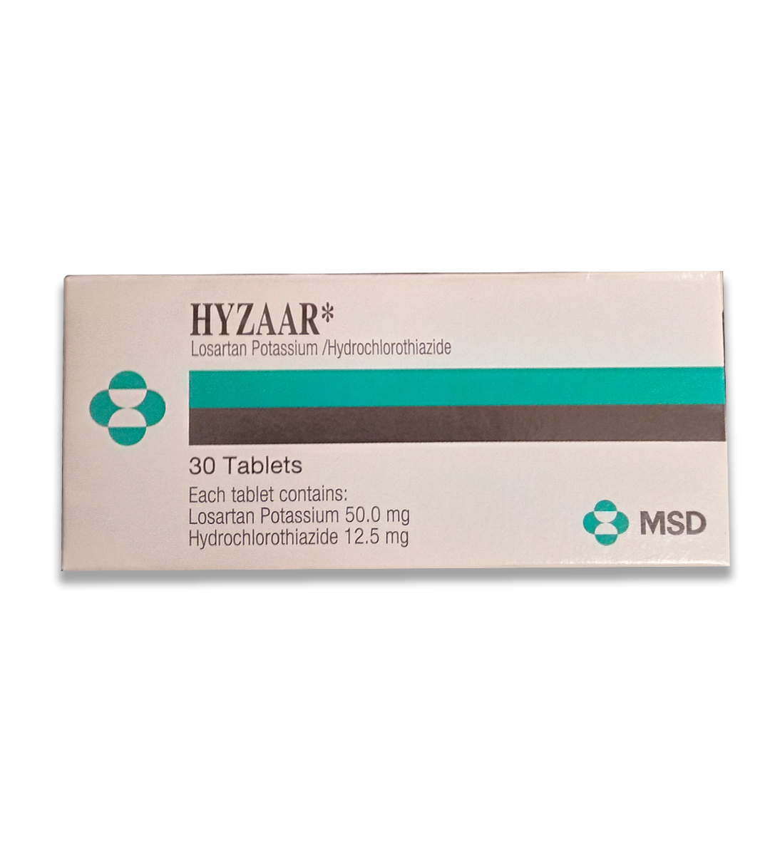 buy online Hyzaar 50/12.5mg Tablet 30's   Qatar Doha