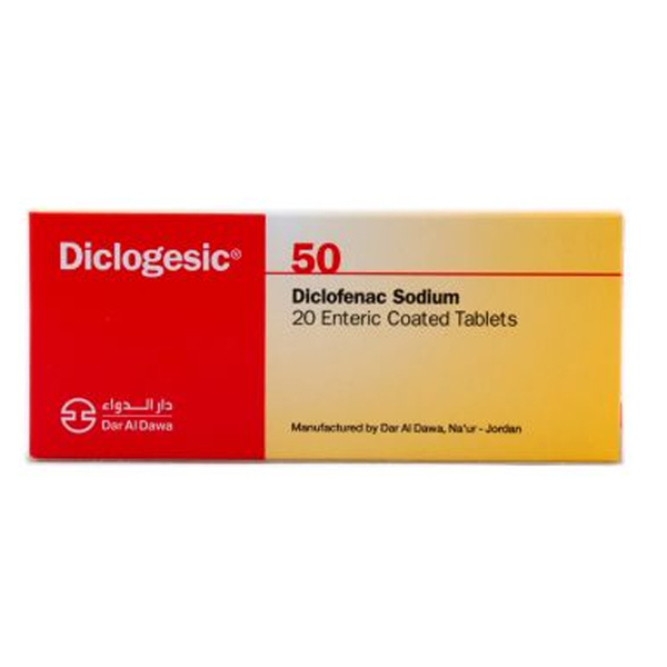 Diclogesic [50mg] Tablet 20.s product available at family pharmacy online buy now at qatar doha