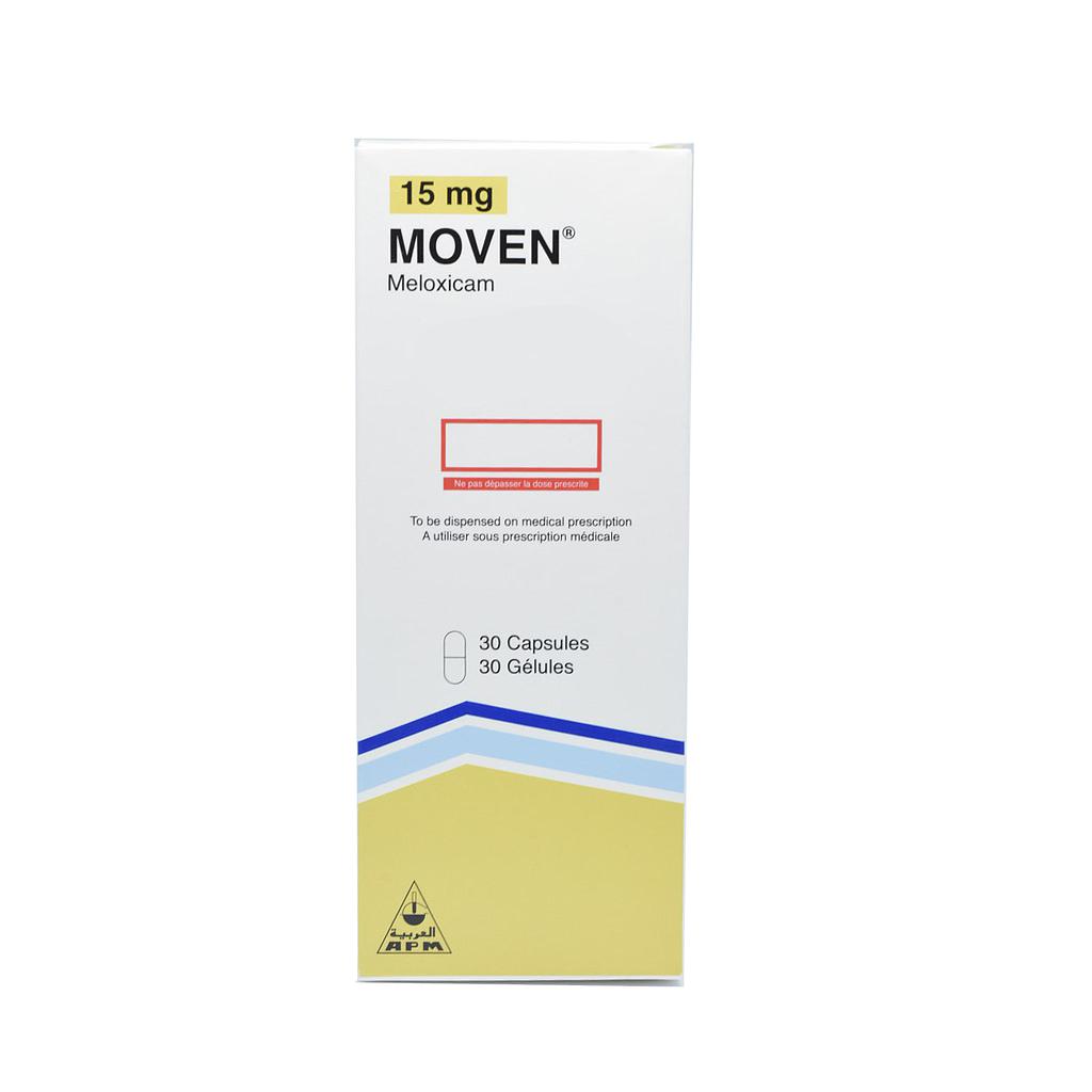 buy online Moven Capsule [15mg] 30's   Qatar Doha