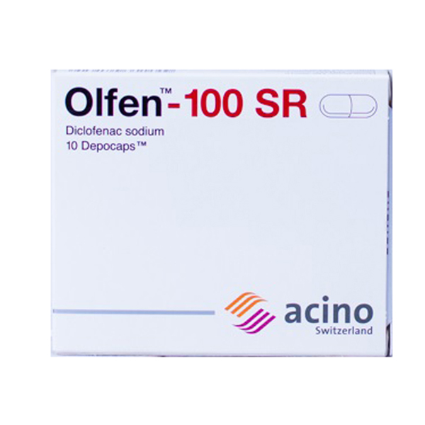buy online Olfen [100mg-ret] Capsule 20's   Qatar Doha