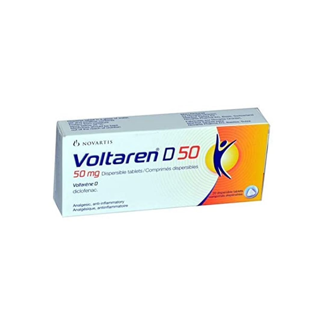 buy online Voltaren [50mg - D] Tablet 20's   Qatar Doha