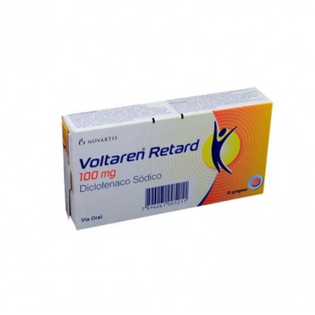 buy online Voltaren [100mg - Ret] Tablet 10's   Qatar Doha