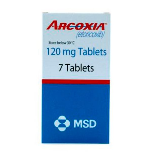 buy online Arcoxia 120mg Tablet 7's   Qatar Doha