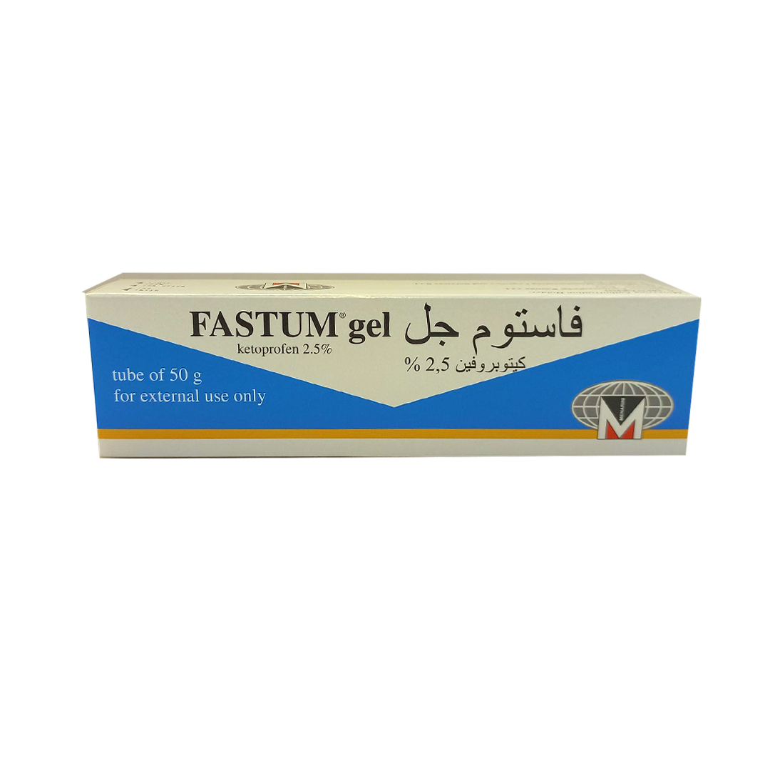Fastum Gel 50gm product available at family pharmacy online buy now at qatar doha