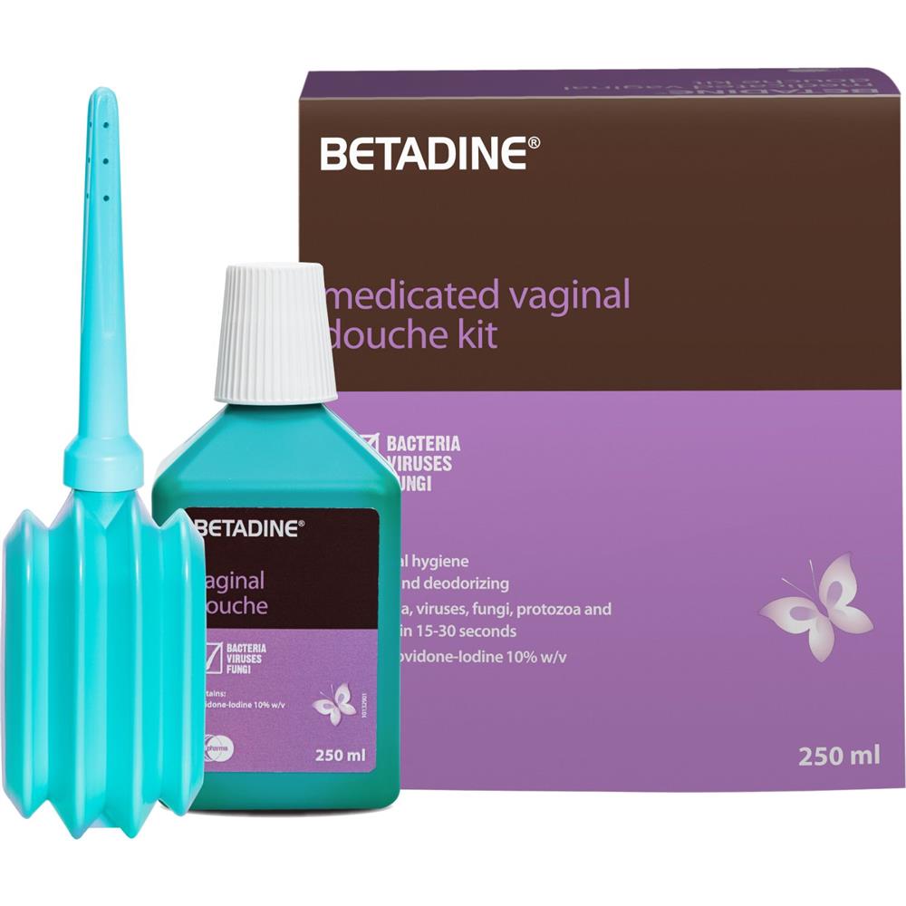 Betadine Douche Kit 250Ml product available at family pharmacy online buy now at qatar doha