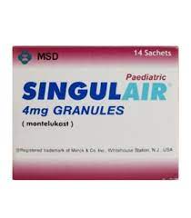 buy online Singulair Tablet [4Mg - Chew] 28'S   Qatar Doha