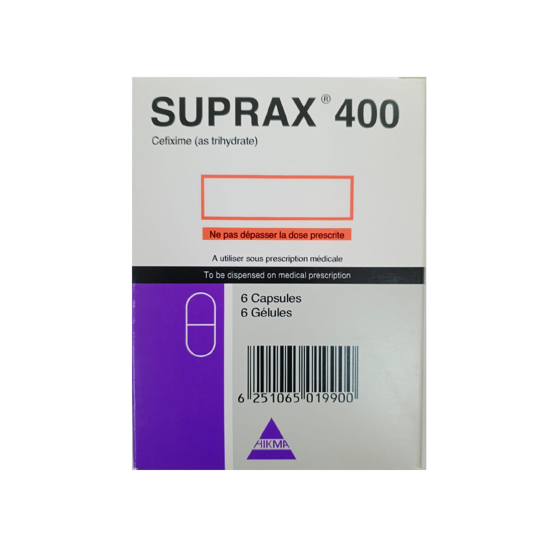 buy online Suprax 400Mg Capsule 6'S   Qatar Doha