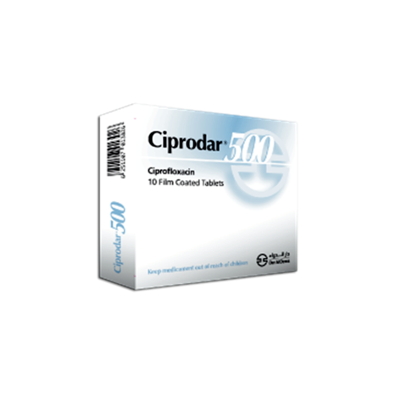 Ciprodar 500mg Tablet 10.s product available at family pharmacy online buy now at qatar doha