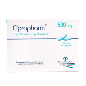 Cipropharm 500mg Tablet 10.s product available at family pharmacy online buy now at qatar doha