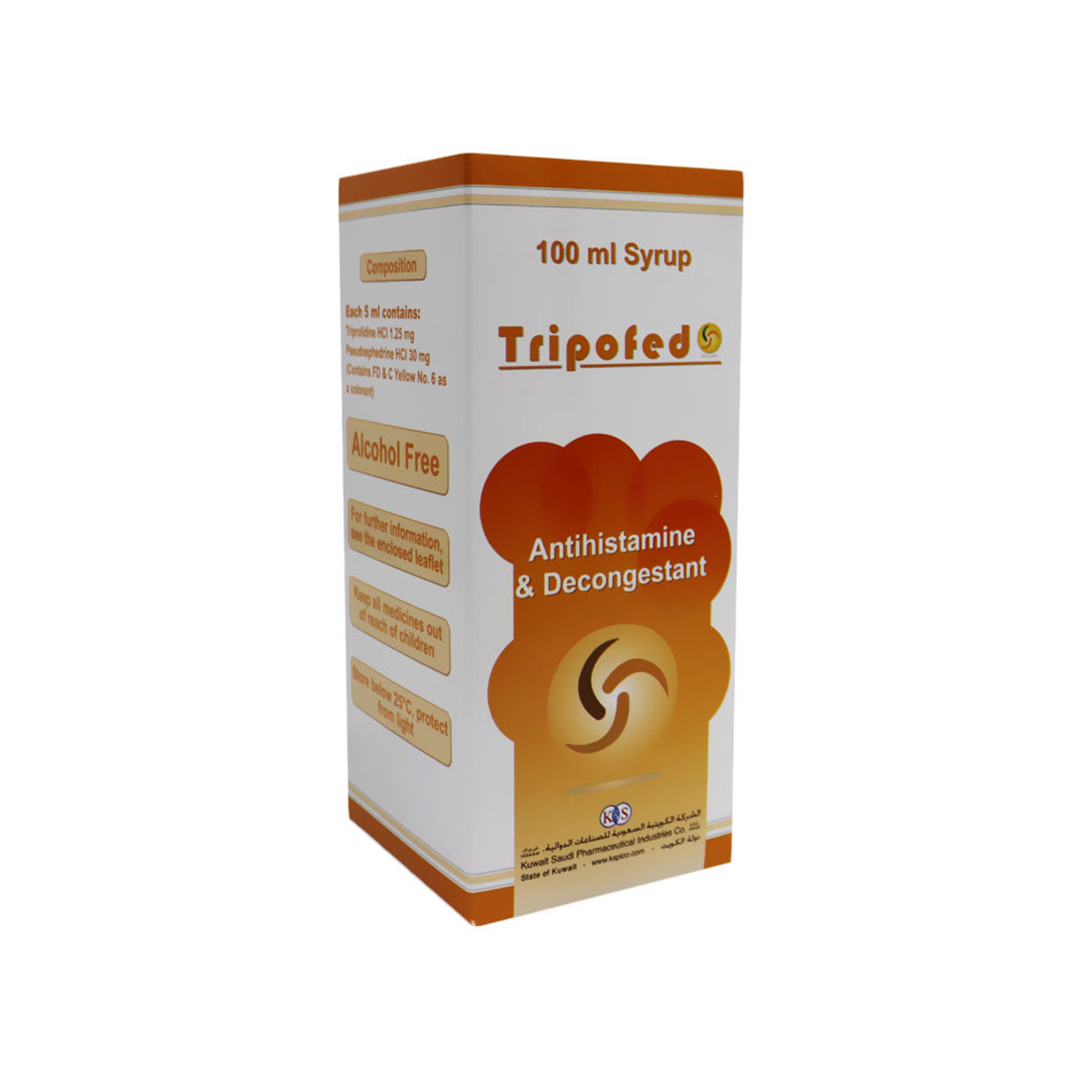 buy online Tripofed Syrup 100ml   Qatar Doha