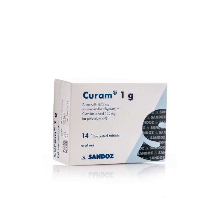 Curam 1gm Tablet 14.s product available at family pharmacy online buy now at qatar doha