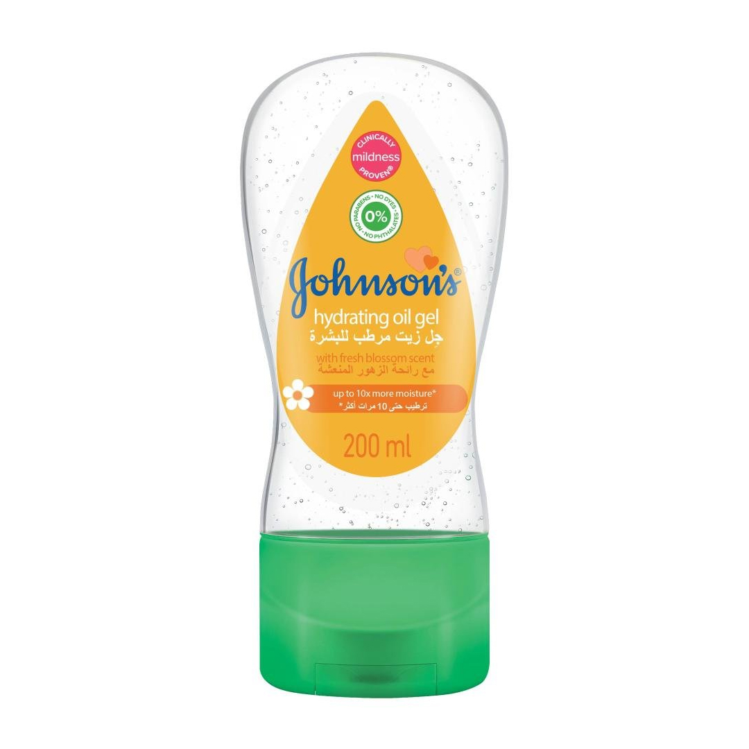 buy online J&J Baby Oil/Gel [Freash/Blos] 200Ml   Qatar Doha