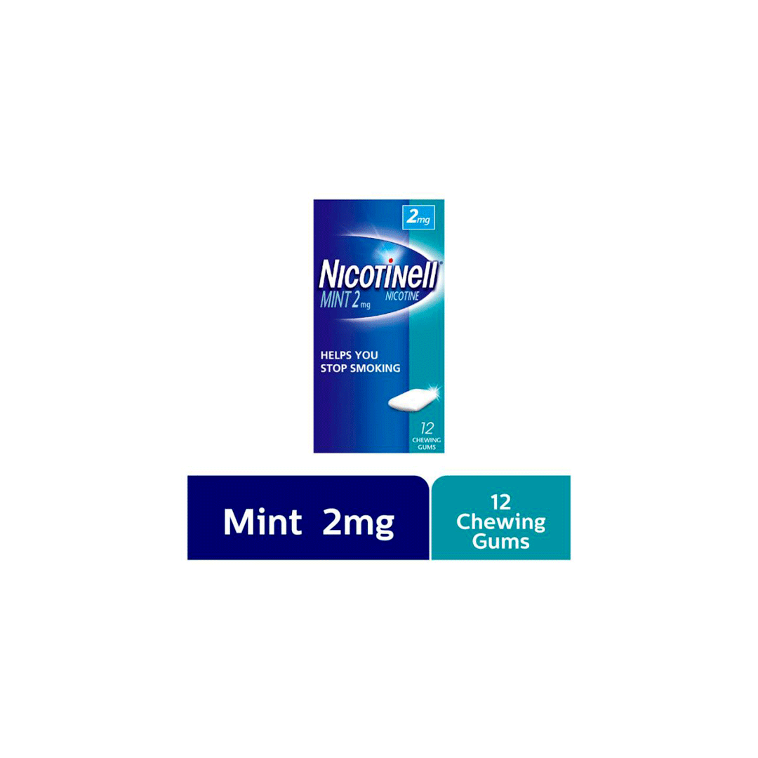 Nicotinell Gums 2Mg (Mint) 12'S product available at family pharmacy online buy now at qatar doha