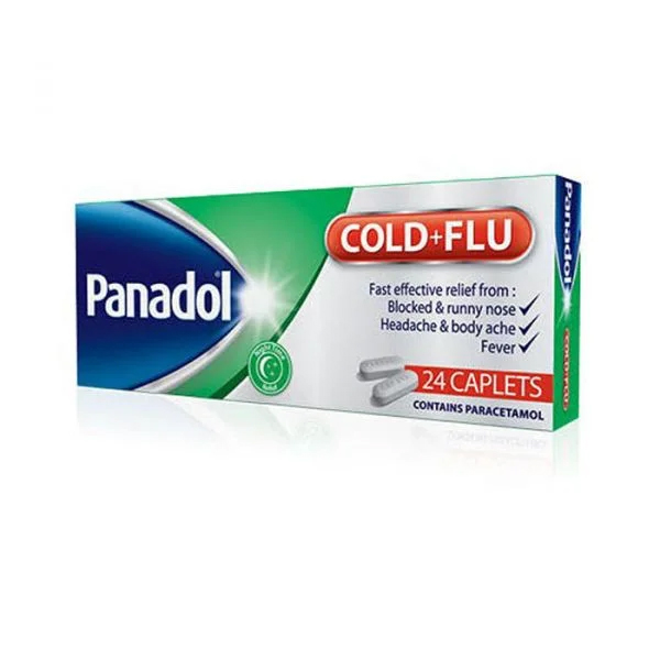 Panadol Cold & Flu Caplets 24.s product available at family pharmacy online buy now at qatar doha