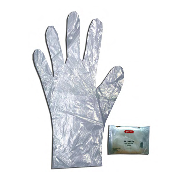 buy online 	Gloves Poly Ethelene - Prime Large  Qatar Doha