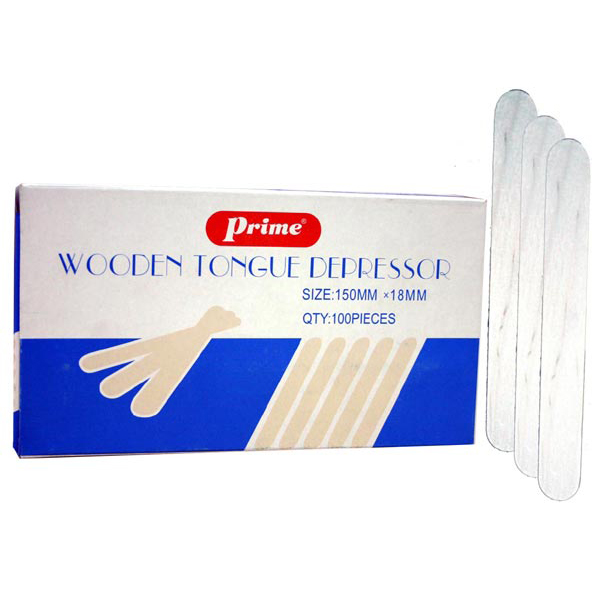 Tongue Depresser Adult [Non/Sterile] 150 X 18Mm Prime 100'S product available at family pharmacy online buy now at qatar doha