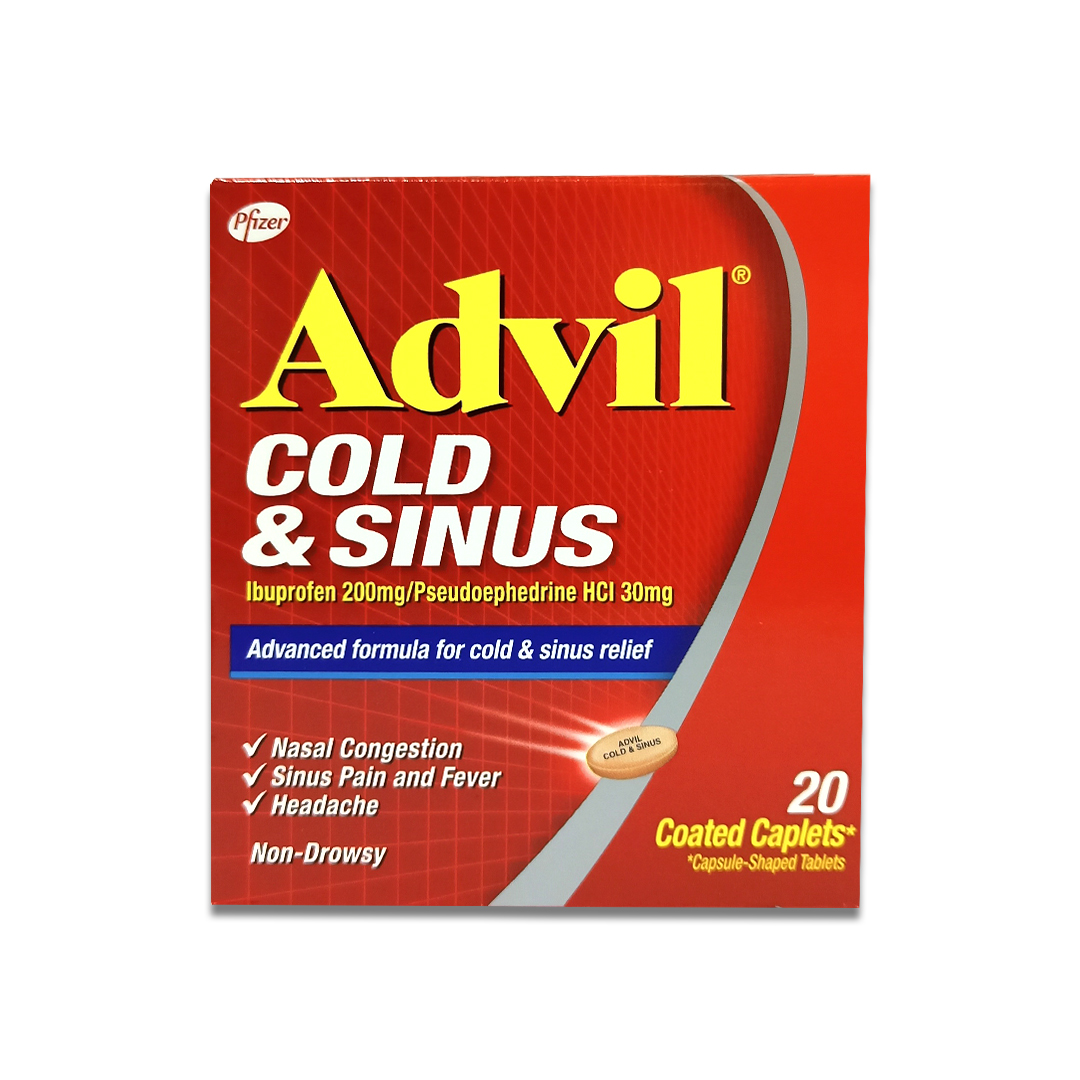 Advil Cold & Sinus Caplet 20.s product available at family pharmacy online buy now at qatar doha