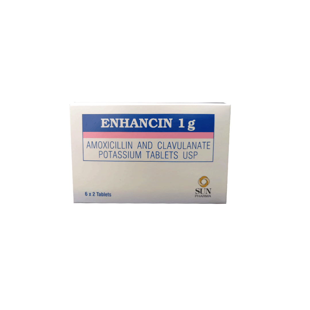 Enhancin (1 Gm) Tablet 12.s product available at family pharmacy online buy now at qatar doha