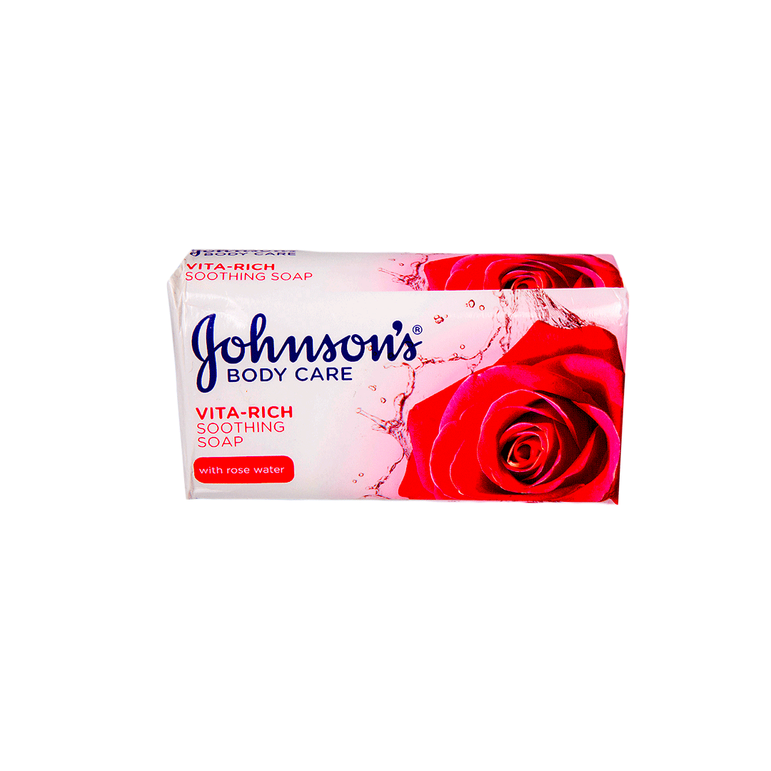 buy online J&J V/R Smooth Rose Water Soap 175 Gm.   Qatar Doha