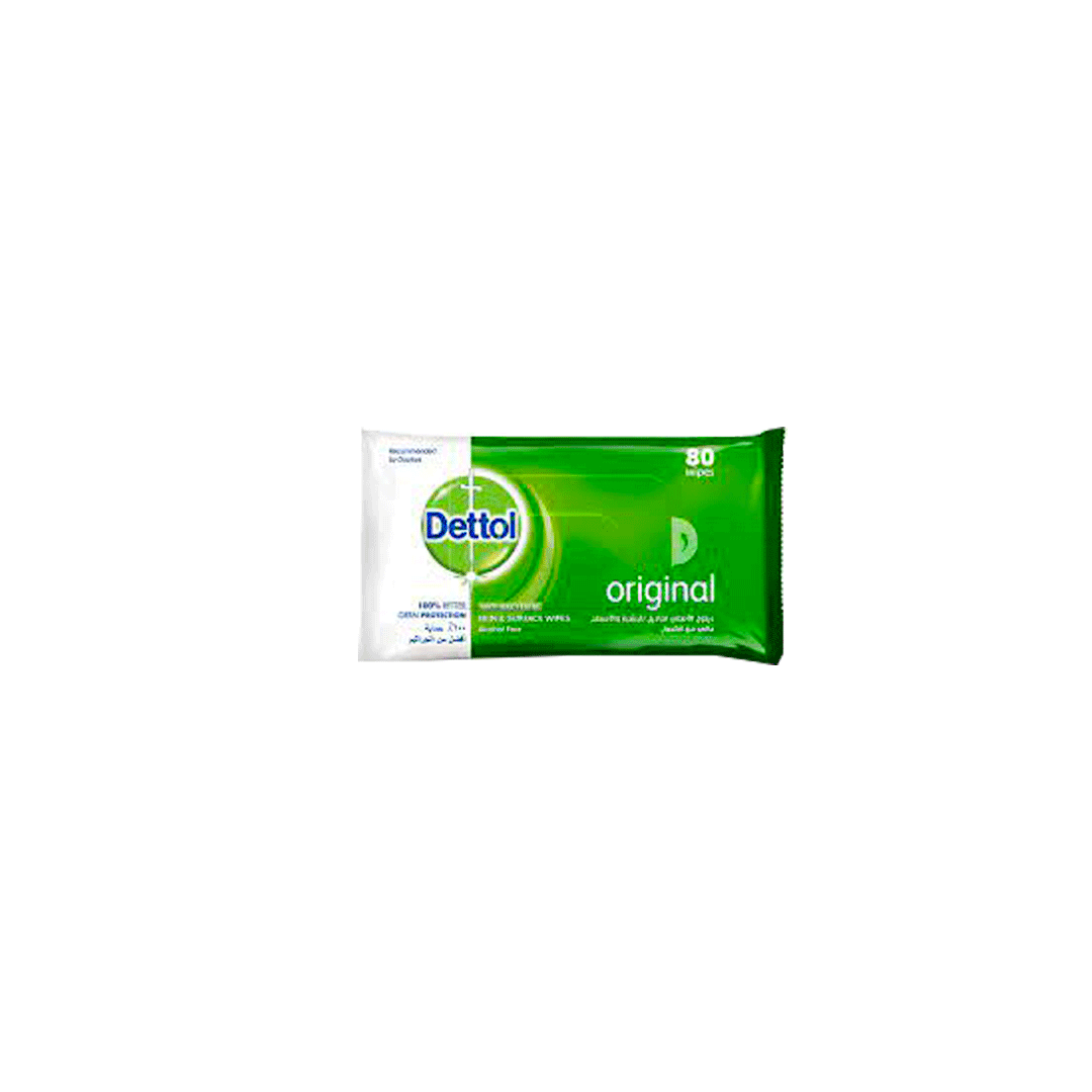 buy online Dettol Wipes 80'S 1  Qatar Doha