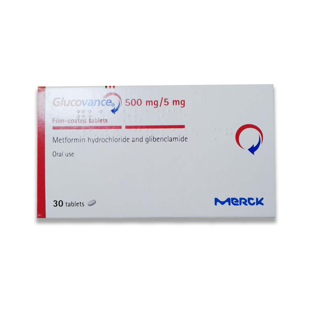 buy online Glucovance [500mg/5mg] Tablets 30's   Qatar Doha