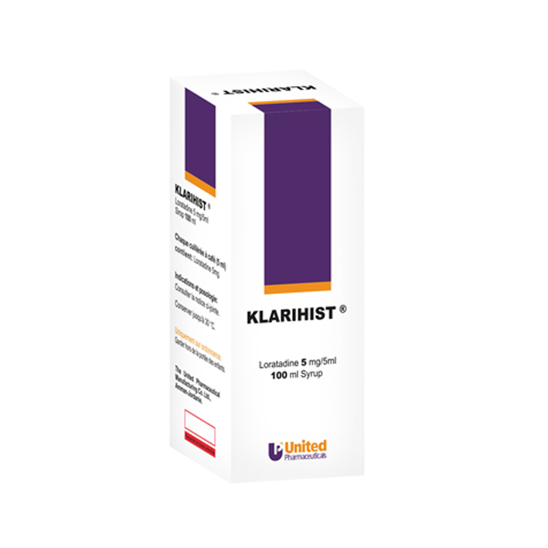 buy online Klarihist [5mg/5ml] Syrup 100ml   Qatar Doha