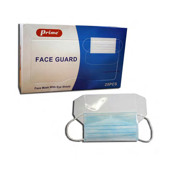 buy online 	Face Mask With Eye Guard - Prime Earloop  Qatar Doha