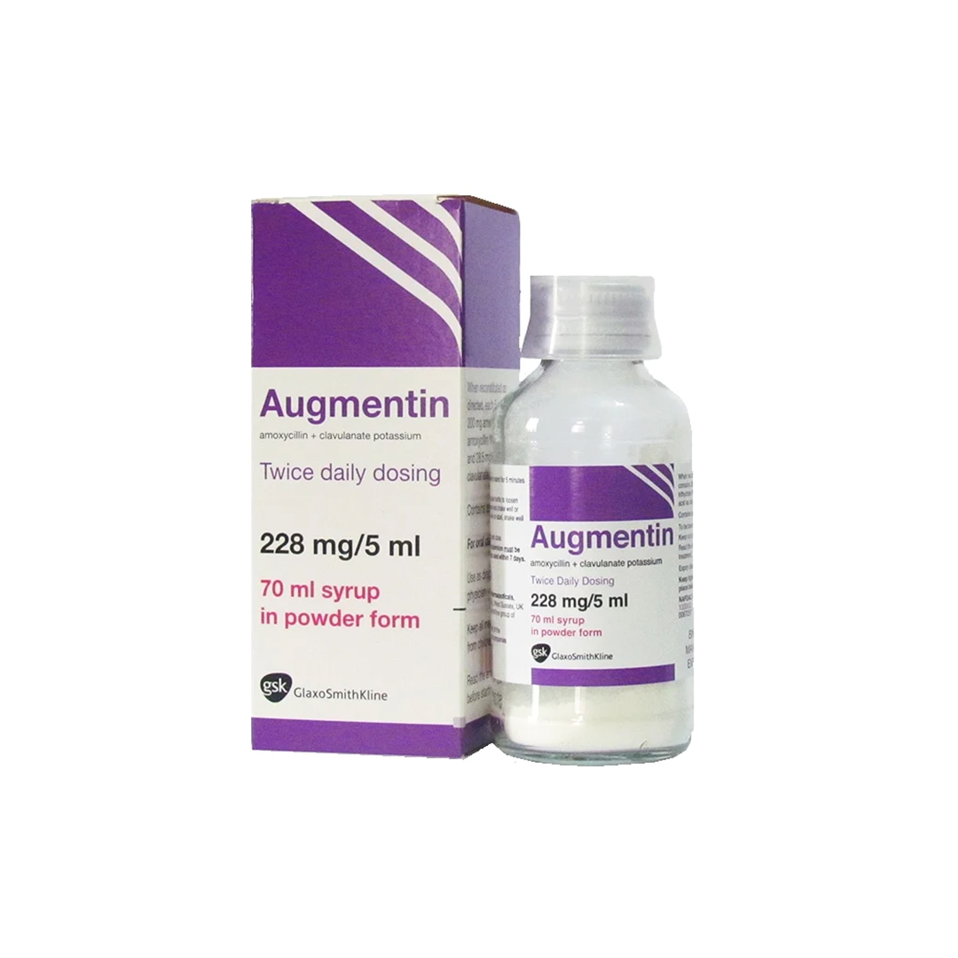 buy online Augmentin [228 Mg/5 Ml] Syrup 70Ml   Qatar Doha