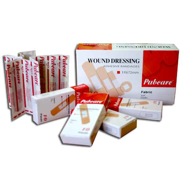 Wound Plaster [fabric] [818202] 19 X 72 100.s Pubcare product available at family pharmacy online buy now at qatar doha