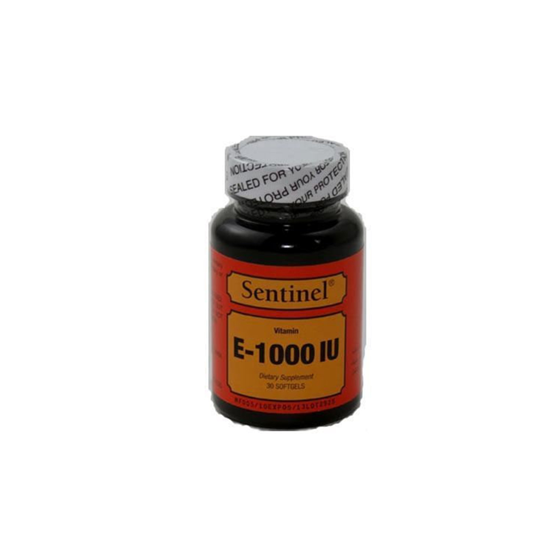 Vitamin E 1000 Iu 50. Softgel Sentinal product available at family pharmacy online buy now at qatar doha