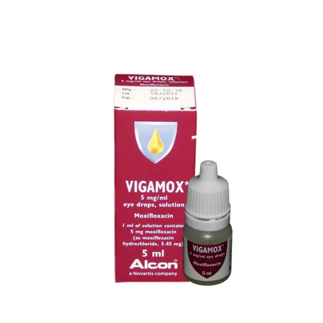 Vigamox Ophthalmic Solution 5ml product available at family pharmacy online buy now at qatar doha