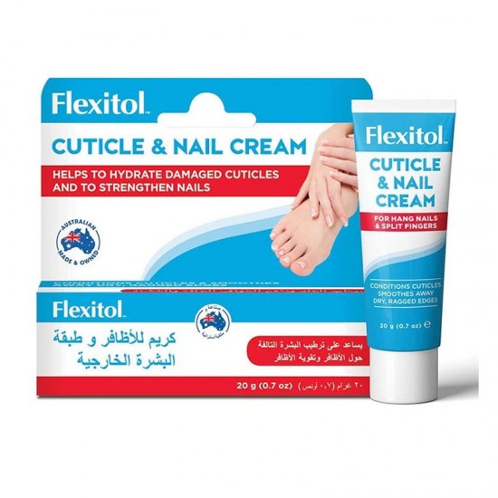 Flexitol Cuticle And Nail Cream 20gm product available at family pharmacy online buy now at qatar doha