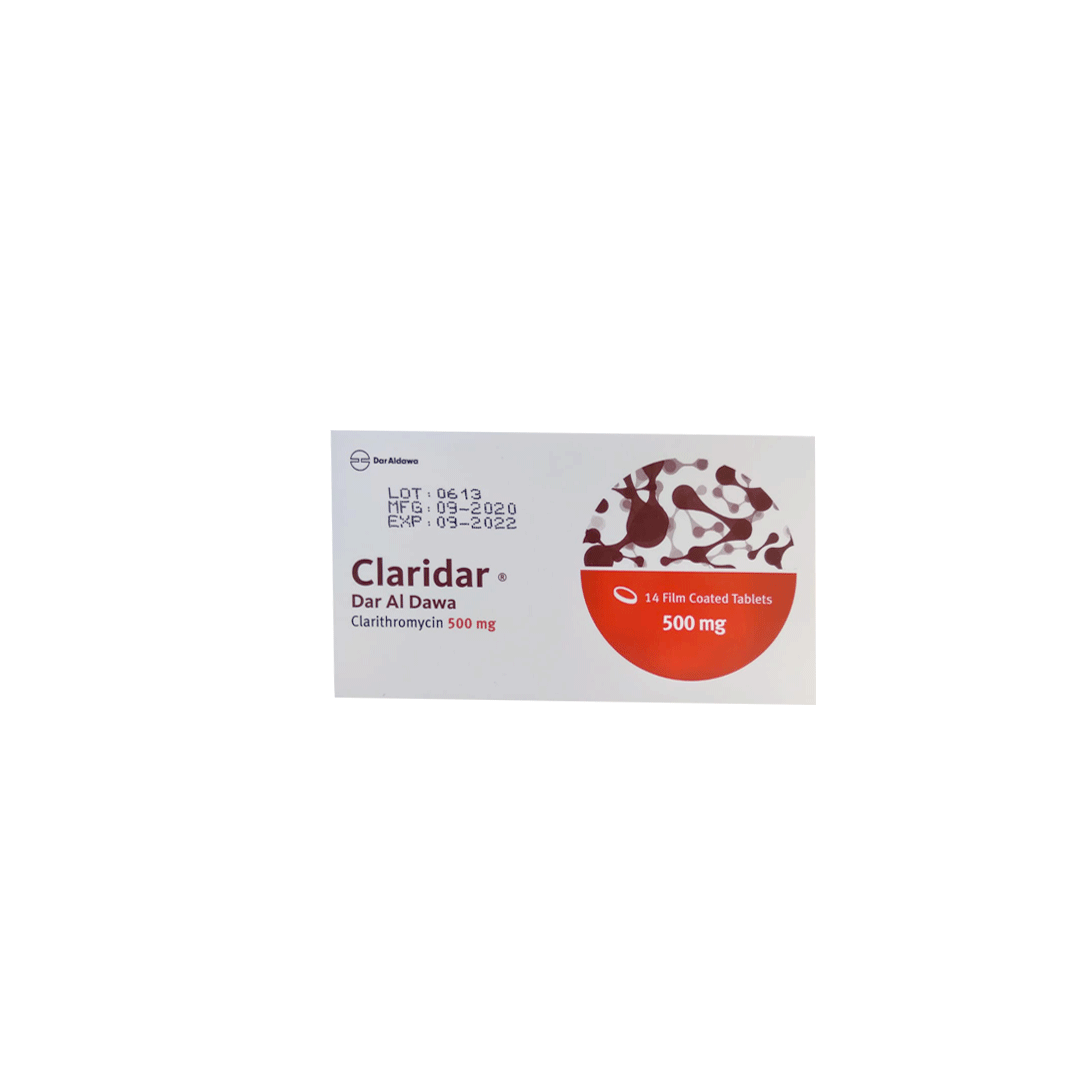 buy online Claridar 500Mg Tab 14'S   Qatar Doha
